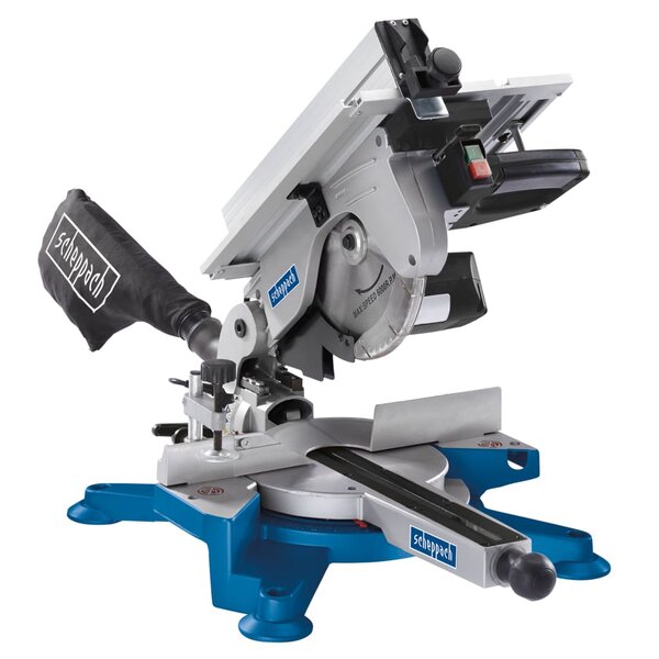 Scheppach scie à onglet de table hm100t 1800 w