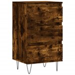 vidaXL Buffet chêne fumé 40x35x70 cm bois d'ingénierie