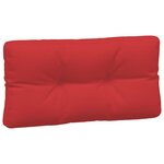 vidaXL Coussins de palette lot de 5 rouge tissu