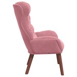 vidaXL fauteuil Rose 69 x 74 x 93 cm Velours