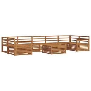 vidaXL Ensemble de canapés d'extérieur 8 pc Naturel