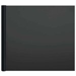 vidaXL Films pour fenêtre 3 Pièces statique dépoli noir PVC