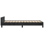 vidaXL Cadre de lit sans matelas noir 90x200 cm velours