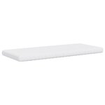 vidaXL Matelas en mousse blanc 90x200 cm 7 zones dureté 20 ILD
