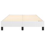 vidaXL Cadre de lit Blanc 120x200 cm Similicuir