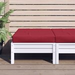 vidaXL Coussin de palette rouge bordeaux 60x60x9 5 cm tissu oxford