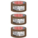 Adhésif d'emballage PP tesapack 66m x 50mm Marron x 3 TESA