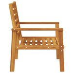 vidaXL Fauteuil de jardin lot de 2 66 5x65x81 cm bois massif d'acacia