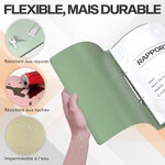 ACROPAQ 12 x Classeur A4 2 Anneaux- Jusqu'à 100 feuilles  Dos de 2 5 cm- Souple et Durable- Résisitants à l'eau- Pastel