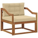 vidaXL Sofa de milieu extérieur Naturel
