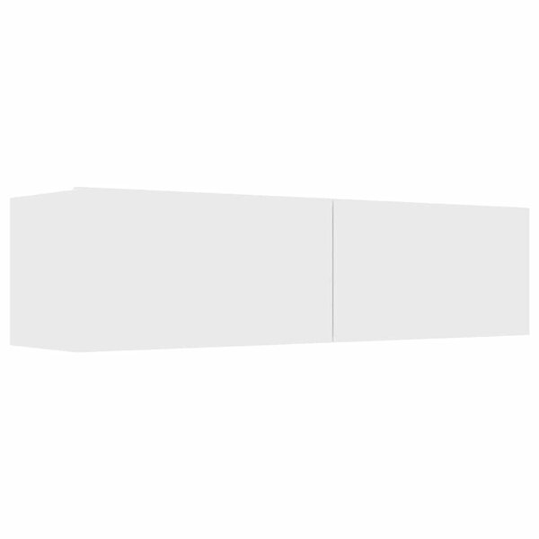 vidaXL Meuble TV Blanc 120x30x30 cm Bois d’ingénierie