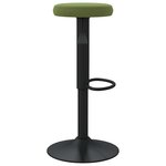 vidaXL Tabourets de bar lot de 2 vert clair velours