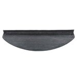 vidaXL Tapis d'escalier auto-adhésifs 30 Pièces noir 65x22 5x3 5 cm