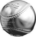 Pièce de monnaie en Argent 5 Tala g 62.2 (2 oz) Millésime 2025 BASEBALL 3D