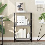 vidaXL Bibliothèque sonoma gris 50x33x82 cm bois d'ingénierie