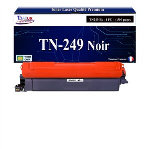 T3AZUR -Toner compatible avec Brother TN249 pour Brother HL-L8230CDW HL-L8240CDW MFC-L8340CDW MFC-L8390CDW - Noir