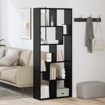 vidaXL Bibliothèque Chêne noir 67 x 25 x 161.5 cm Bois d'ingénierie