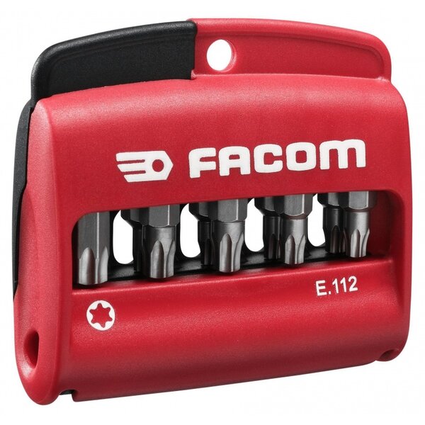 Jeu mixte de 10 embouts Torx 14 Facom  série 1  25 mm  porteembouts E112