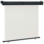 vidaXL Auvent latéral de balcon 175x250 cm Crème