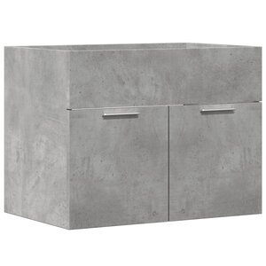 vidaXL Armoire d'évier Gris béton 60x38 5x46 cm Aggloméré