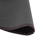 vidaXL Tapis rond marron foncé 60 cm bambou