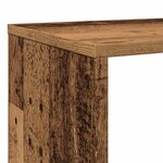 vidaXL Bibliothèque vieux bois 132x29x141 5 cm bois d'ingénierie