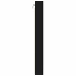 vidaXL Armoire à vitrine noir 100x8 5x75 cm bois d'ingénierie
