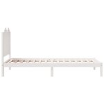 vidaXL Cadre de lit extra long sans matelas 100x220 cm bois massif
