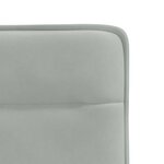 vidaXL Chaises à manger lot de 4 Gris clair Velours