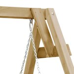 vidaXL Balancelle de jardin bois de pin imprégné 205x150x157 cm