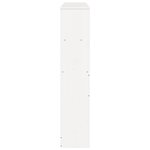 vidaXL Tête de lit avec rangement blanc 160 cm bois massif de pin