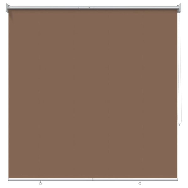 vidaXL Store roulant extérieur protection UV Taupe Polyester