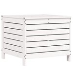 vidaXL Salon de jardin 7 Pièces blanc bois de pin massif