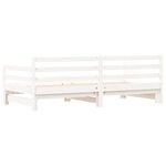 vidaXL Lit de jour et lit gigogne sans matelas 90x200 cm bois massif