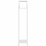 vidaXL Portant de bois chauffage blanc 40x25x120 cm