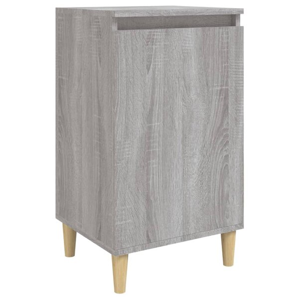 vidaXL Table de chevet sonoma gris 40x35x70 cm bois d'ingénierie