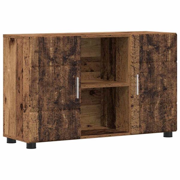 vidaXL Buffet avec étagère FLORIN Bois ancien 88 5 x 30 5 x 55 5 cm