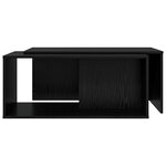 vidaXL Ensemble de tables basses 2 Pièces Chêne noir Bois d'ingénierie