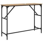 vidaXL Table console Chêne artisanal 100 x 32 x 75 cm