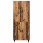 vidaXL Haut Armoire Bois Ancien 69 5 x 34 x 180 cm