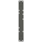 vidaXL Pieds de table basse en forme de V  2 pièces  anthracite  50 x (30-31 3) cm  acier