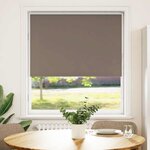 vidaXL Store enrouleur occultant café 100x150cm largeur du tissu