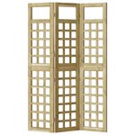 vidaXL Écran d'intimité extérieur Marron 120 x 180 cm Pin imprégné