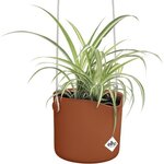 Pot de fleurs Rond VIBIA - Plastique Réservoir - Ø 35 - Jaune Miel
