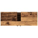 Meuble sous lavabo vidaXL Bois ancien 80x30x60 cm en bois reconstitué