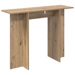vidaXL Table console Chêne artisanal 100 x 30 x 75 cm