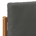vidaXL Ensemble de canapés d'extérieur avec coussin 3 Pièces Naturel