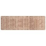 vidaXL Coureur de Tapis MARSA Blanc 80 x 350 cm Polyester et PVC
