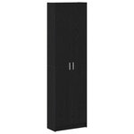 vidaXL Armoire Chêne noir 55 x 25 x 189 cm Bois d'ingénierie