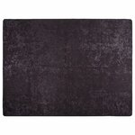 vidaXL Tapis lavable anthracite 400x300 cm antidérapant